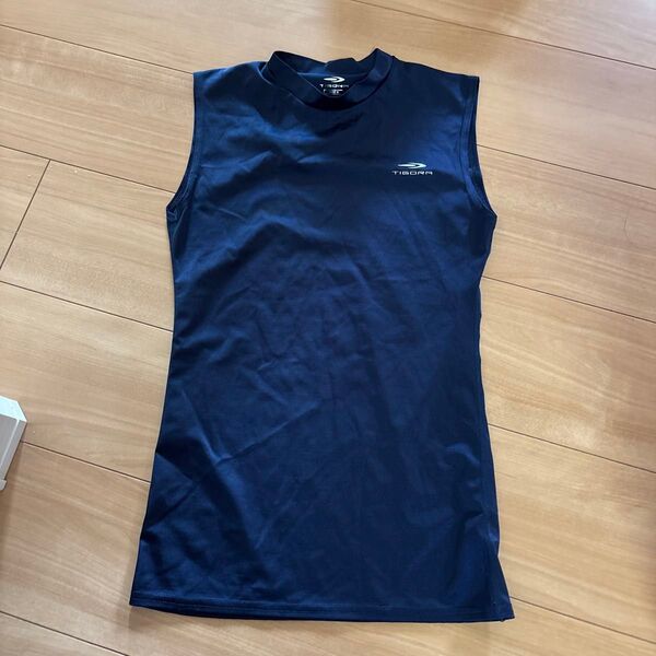 TIGORA ノースリーブシャツ メンズ M ネイビー