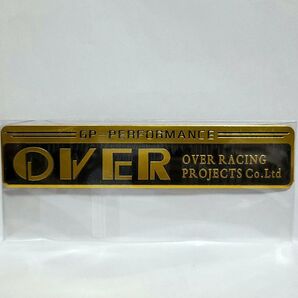 OVER RACING オーバーレーシング 耐熱アルミステッカー