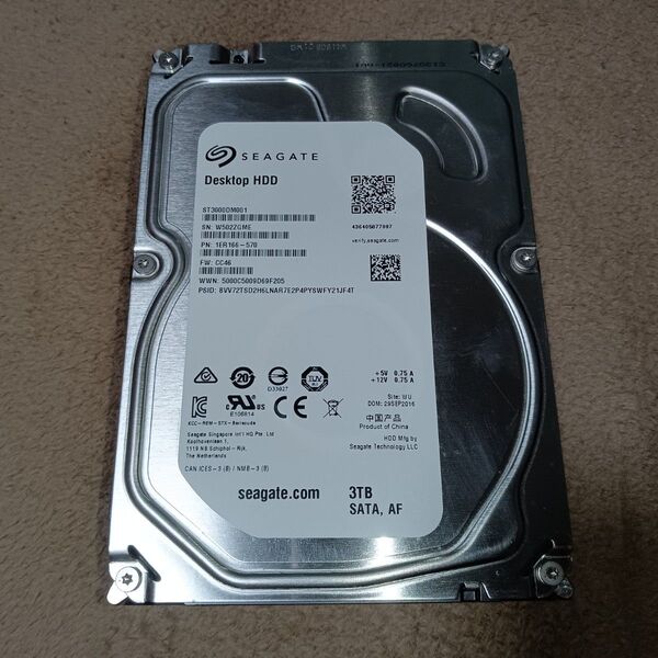 SEAGATE 内蔵 HDD HDD ST3000DM001 3TB TB