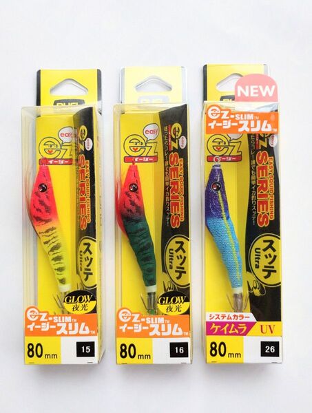 DUEL イージースリム スッテ 80㍉ 3個セット イカメタルドロッパー