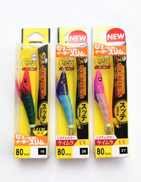 EZ-SLIM イージースリム スッテ 80mm 3個セット イカメタルドロッパー