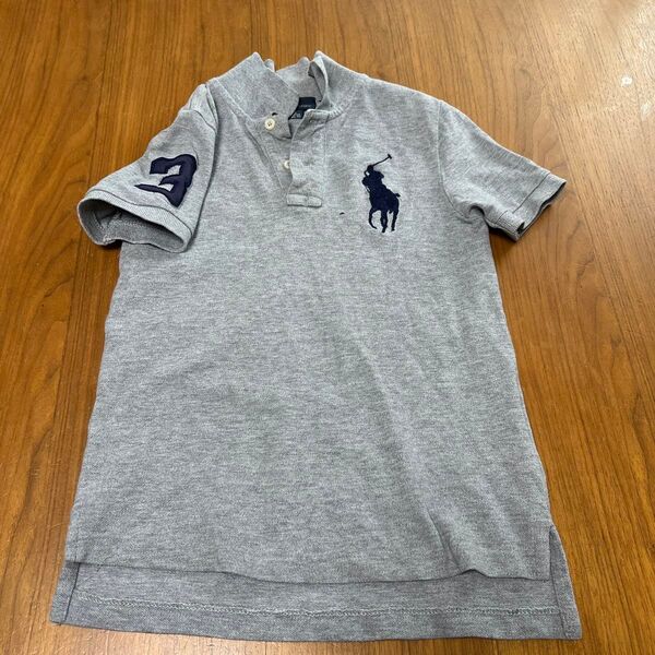 ポロラルフローレン Polo 半袖ポロシャツ ポロシャツ ビッグポニー 半袖 グレー 120