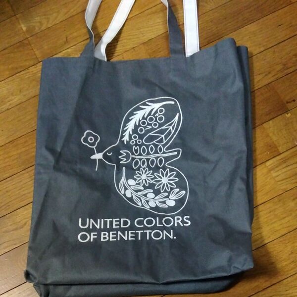 UNITED COLORS OF BENETTON トートバッグ エコバック グレー