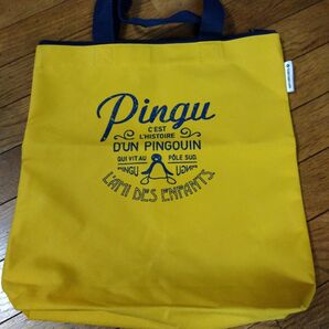 新品未使用 ピングー トートバッグ 山吹色