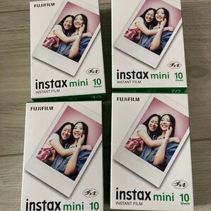 【4個セット】instax mini チェキフィルム 40枚