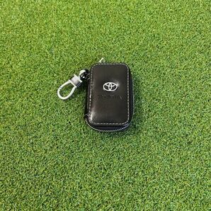トヨタ TOYOTA スマートキーケース 高級感 キーバッグ 本革 ブラック
