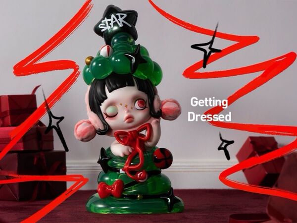 popmart skullpanda 匿名配送 スカルパンダ クリスマス tell me what you want