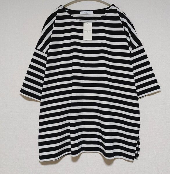 【未使用】サマンサモスモスブルー ボーダーTシャツ カットソー プルオーバー