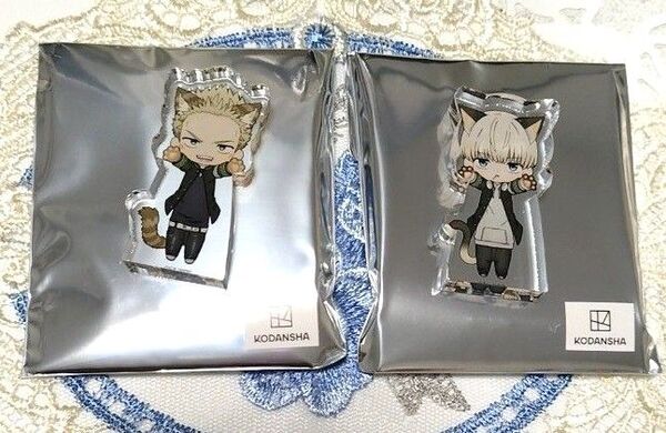 WIND BREAKER ウィンブレ のび猫 梶蓮 柊登馬 アクリルスタンド アクリルブロック