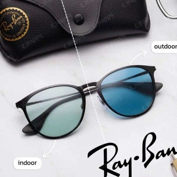 Ray-Ban レイバン サングラス 男女兼用モデル ライトカラーレンズ 軽量