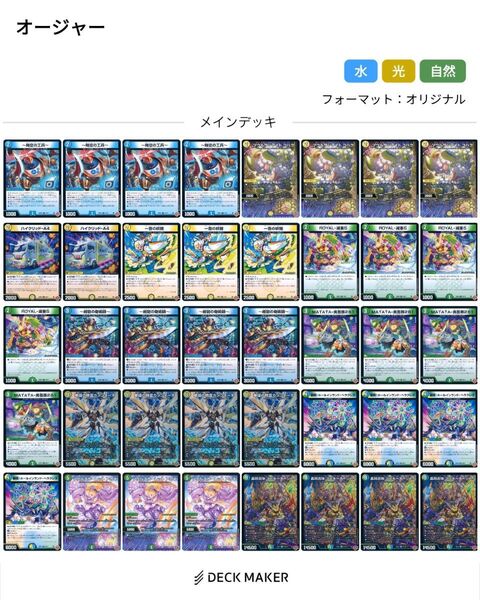 トリーヴァゴルギーオージャー デッキ