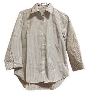 ストライプシャツ 七分袖 レディース Lサイズ 25年4月に購入