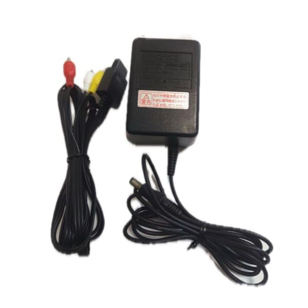 任天堂 スーパーファミコン 電源ACアダプター/3色コード(互換品) セット