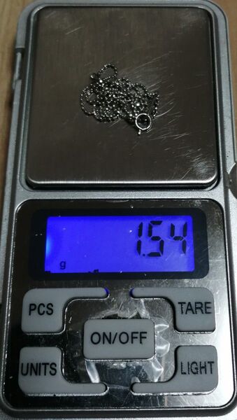 【値下不可】250768 Pt850 約1.54g カットボール ネックレス チェーン プラチナ