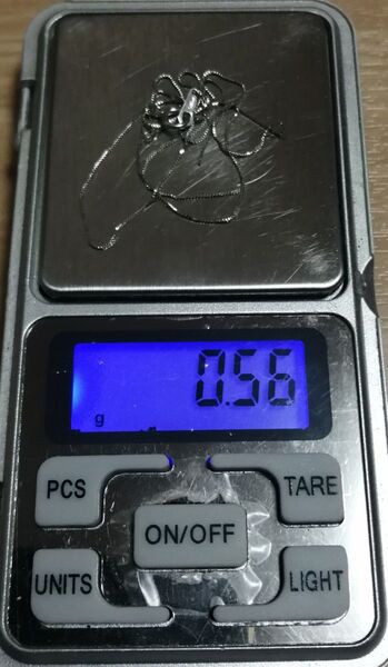 【訳あり・チェーン切れ・値下不可】250780 k10wg 約0.56g ベネチアン ネックレス チェーン