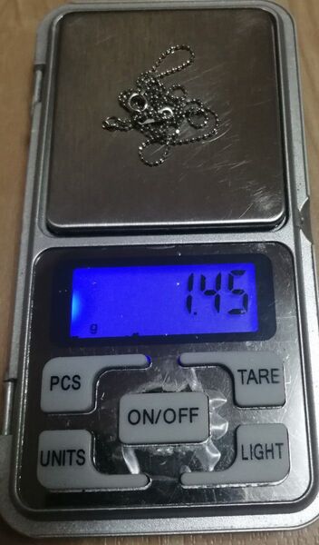 【値下不可】250751 Pt900 約1.45g カットボール ネックレス チェーン プラチナ