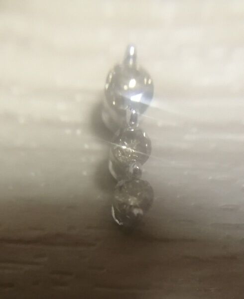 【値下不可】250715 ダイヤ 0.3ct k18wg ペンダントトップ