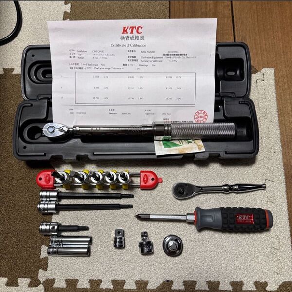 KTC プレセット型トルクレンチ CMPC0152 その他セット