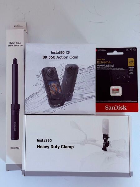 新品未開封Insta360 X5と新品アクセサリーセット