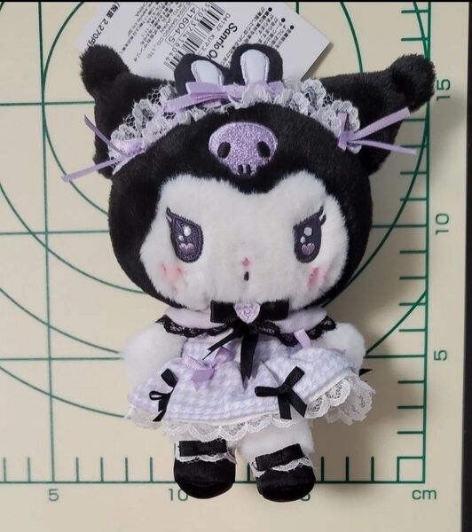 クロミ マスコットホルダー 夢リボン サンリオ sanrio 検品の為開封したのみ KUROMI ゴスロリ ぶら下げぬいぐるみ