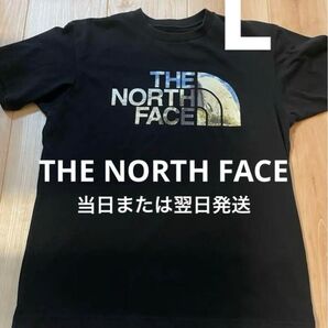 【当日または翌日発送】 THE NORTH FACE ブラック Tシャツ L