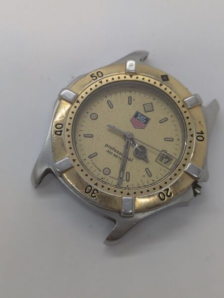 TAG HEUER タグホイヤー 964.013R プロフェッショナル GP×SS ゴールド文字盤 クオーツ ボーイズ腕時計