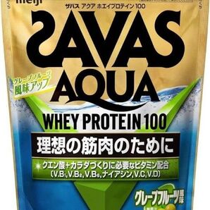 SAVAS ザバス アクア ホエイプロテイン100 グレープフルーツ風味 800g 1袋 新品未開封