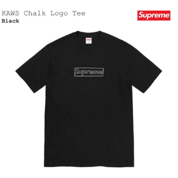 Supreme 21ss KAWS Chalk Logo Tee
