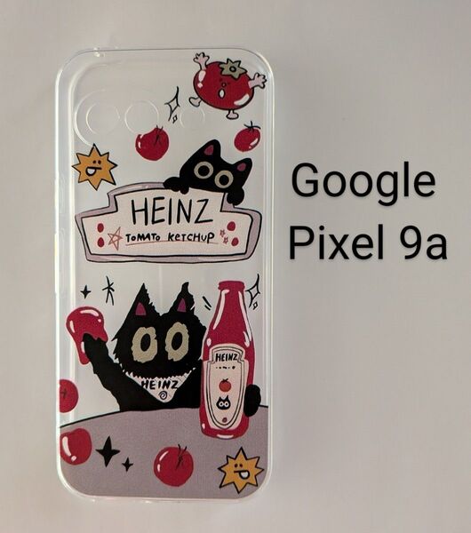Google Pixel 9a ケース スマホケース スマホカバー 黒猫 TPU