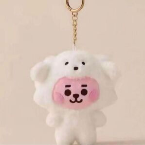 新品未開封BT21 BTS ベビー ぬいぐるみキーリング FLUFFY グク