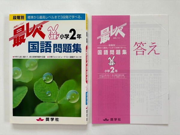 奨学社 最レベ国語問題集 小学2年 解答付き