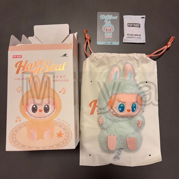 POP MART ぬいぐるみ Labubu ラブブ THE MONSTERS Have a Seat QUQU 正規品