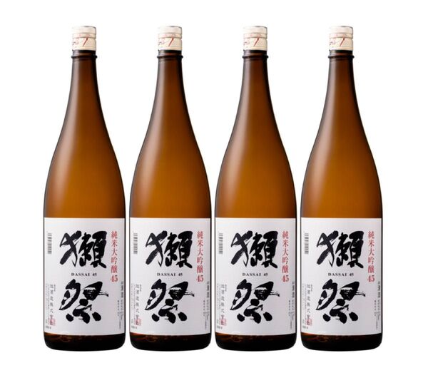 獺祭 純米大吟醸45 4本