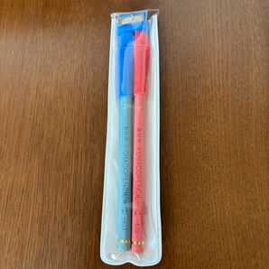 教材用 チャコペンシル ピンク ブルー 2本 + 鉛筆削り