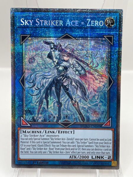 希少 EU版 1st 閃刀姫ゼロ スターライトレア 遊戯王