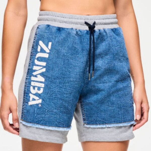 ZUMBA デニム×スウェット ハーフパンツ 正規品