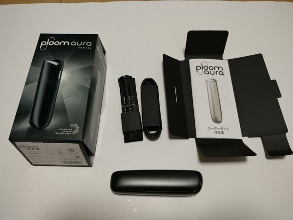 【美品】プルームオーラ ブラック Ploom AURA 電子タバコ