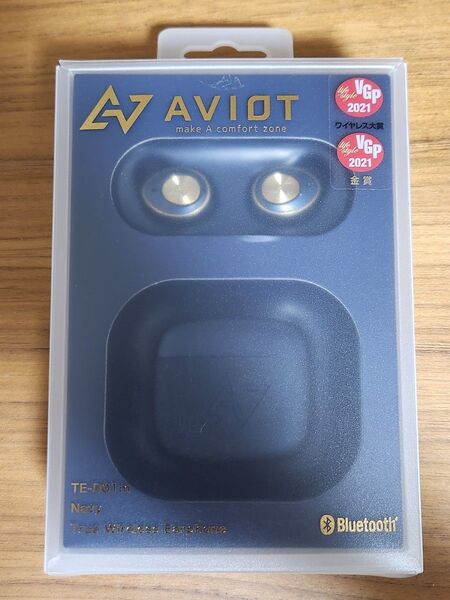 【値下げ】 AVIOT TE-D01m ワイヤレスイヤホン ネイビー