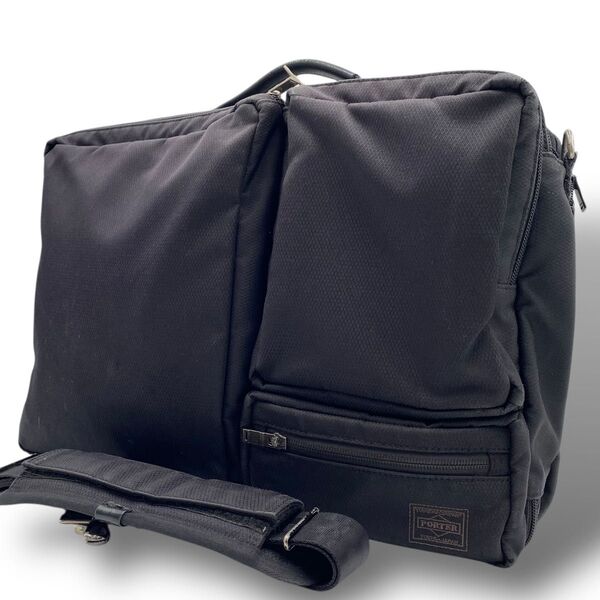 廃盤 希少◎ PORTER ポーター ビジネスバッグ リュックサック ショルダー ハンド 3way クローブ コーデュラ ナイロン