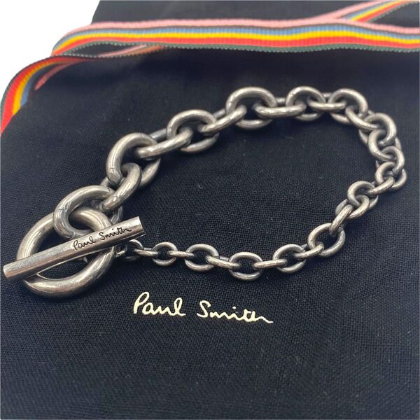 Paul Smith ポールスミス マンテル チェーンブレスレット バングル シルバー アクセサリー メンズ