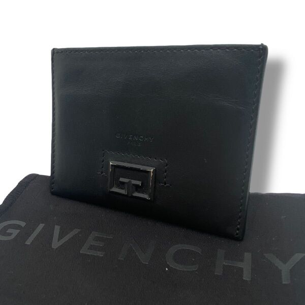 GIVENCHY ジバンシー カードケース パスケース 名刺入れ ミニウォレット ブラック 黒