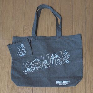 X−GIRLXセサミストリート トートバッグ ポーチ セット