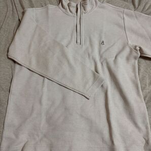 Hush puppiesハーフジップ トップス ベージュ