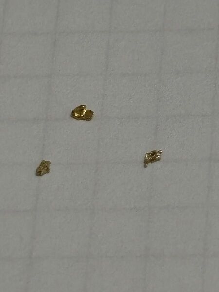 砂金 自然金 3粒セット