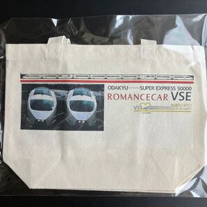 小田急【ロマンスカー VSE 50000形】トートバッグ 並走 全編成 ミニトート ランチバッグ バック 電車 鉄道
