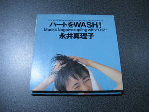 8cmCDコンパクト★永井真理子　ハートをWASH！／“OK!”　（・君は夢見たいって笑うかも～♪　定型発送可★2100