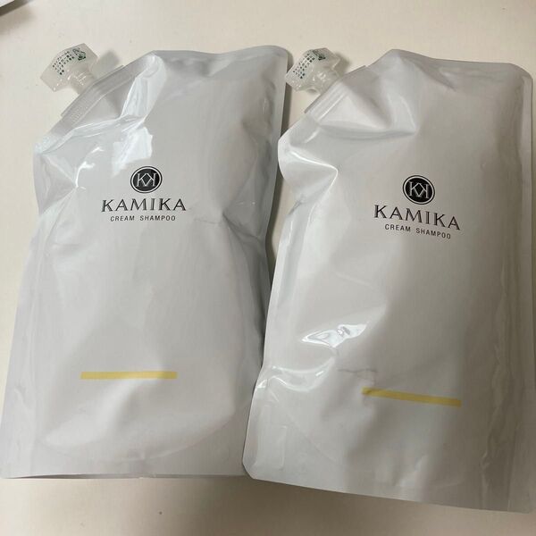 96カミカ クリームシャンプー KAMIKA ベルガモット ジャスミンの香り 未開封2個セット 600g