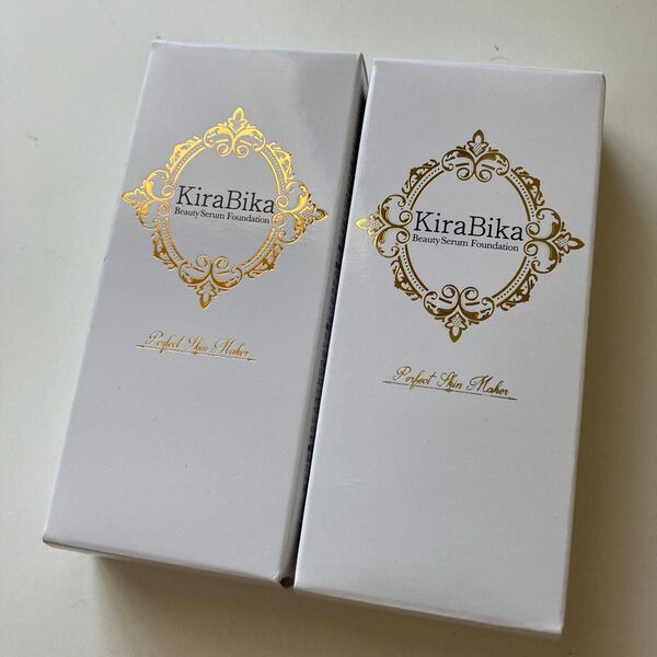 92きらびか キラビカ kirabika ビューティーセラムファンデーション ライトオークル 未使用2個セット