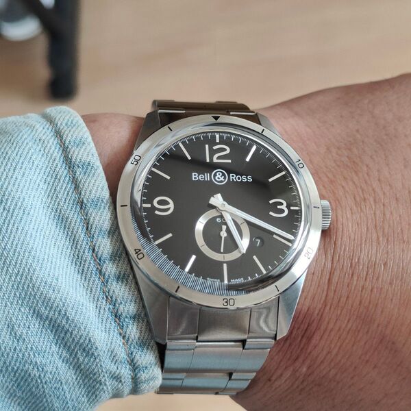美品 BELL&ROSS ベル&ロス Vintage BR123-95