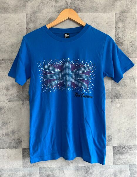 新品 未使用 タグ付 ラッドカスタム RAD CUSTOM 半袖 Tシャツ ブルー